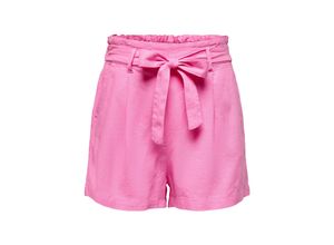 5715369674285 - ONLY Paperbag Shorts Caro Fuchsia Pink Unifarben Pink - Gr S