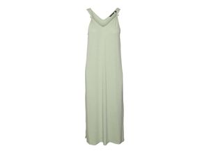 5715369692630 - VERO MODA Maxikleid Marijune Reseda Unifarben Grün - Gr XS