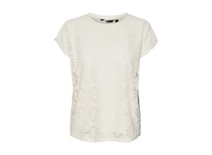 5715369970561 - VERO MODA Rundhalsshirt Maya Birch Unifarben Beige - Gr XS