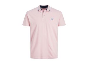 5715370288129 - Jack & Jones Poloshirt LOGAN Polo Kurzarmshirt mit Kontraststreifen und Logo-Details