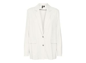 5715370305727 - VERO MODA Klassischer Blazer Mymilo Snow White Unifarben Weiß - Gr XS