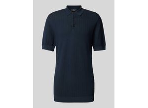 5715374416108 - Slim Fit Poloshirt mit Strukturmuster