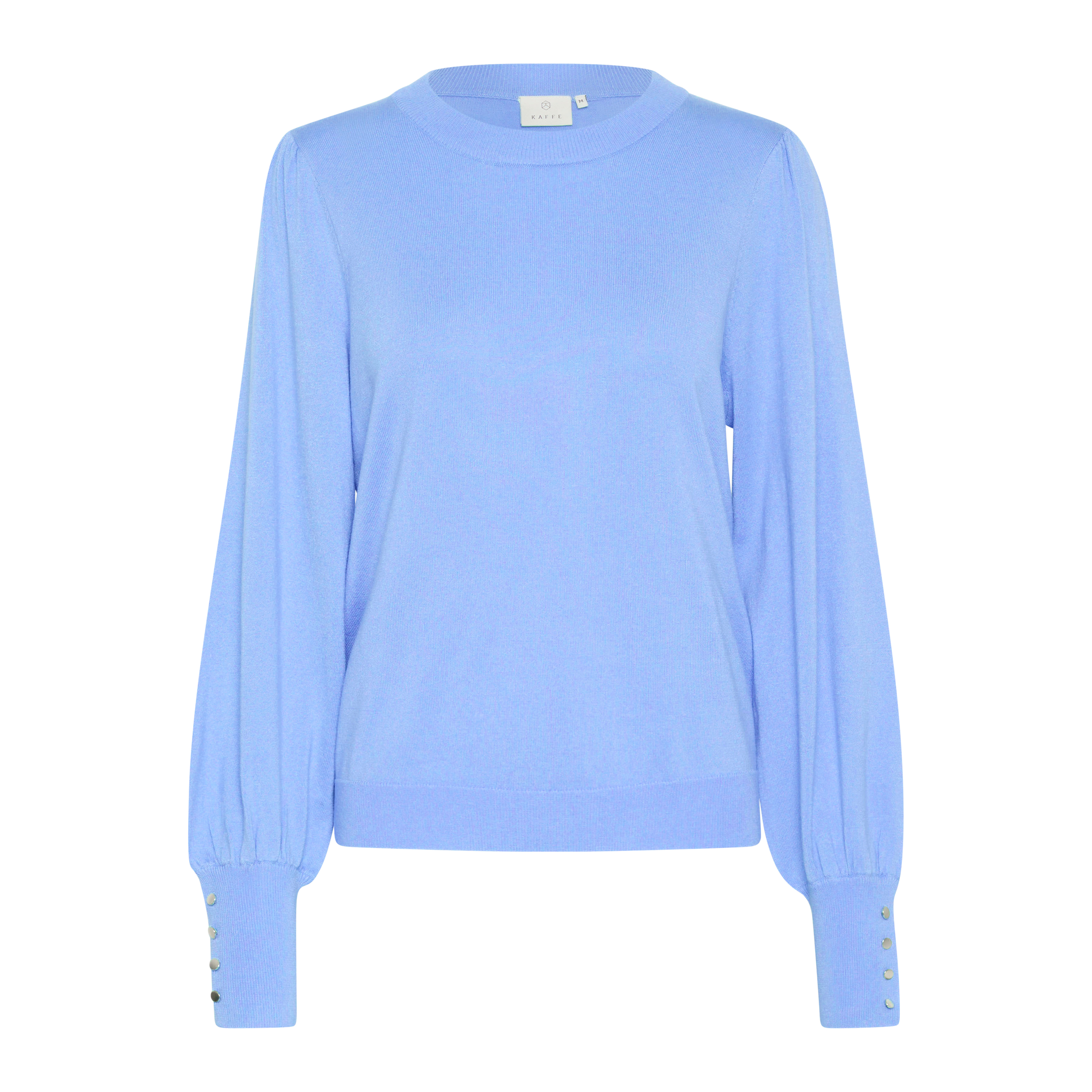 5715375816136 - Pullover mit Rundhalsausschnitt und Knöpfen für Frauen KAFFE Lizza