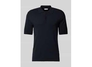 5715376084497 - Slim Fit Poloshirt mit gerippten Abschlüssen Modell KARLO