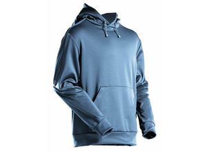 5715411025799 - Fleece Kapuzensweatshirt Gr l steinblau - Mascot