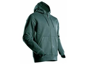 5715411063289 - - Kapuzensweatshirt mit Reißverschluss Kapuzensweatshirt Gr 2XL waldgrün