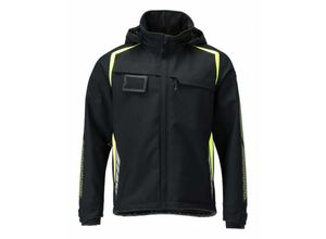 5715411067287 - Softshelljacke with hood accelerate safe 23002-246 Gr xl black hi-vis yellow - Mascot