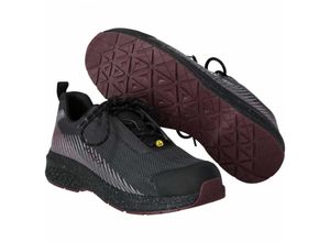 5715411114745 - Safety Halbschuh FOOTWEAR CUSTOMIZED F1600-909 Gr 1047 stone grey bordeaux