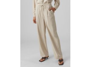 5715414002698 - VERO MODA® Stoffhose Tunnelzug Relaxed für Damen beige XS