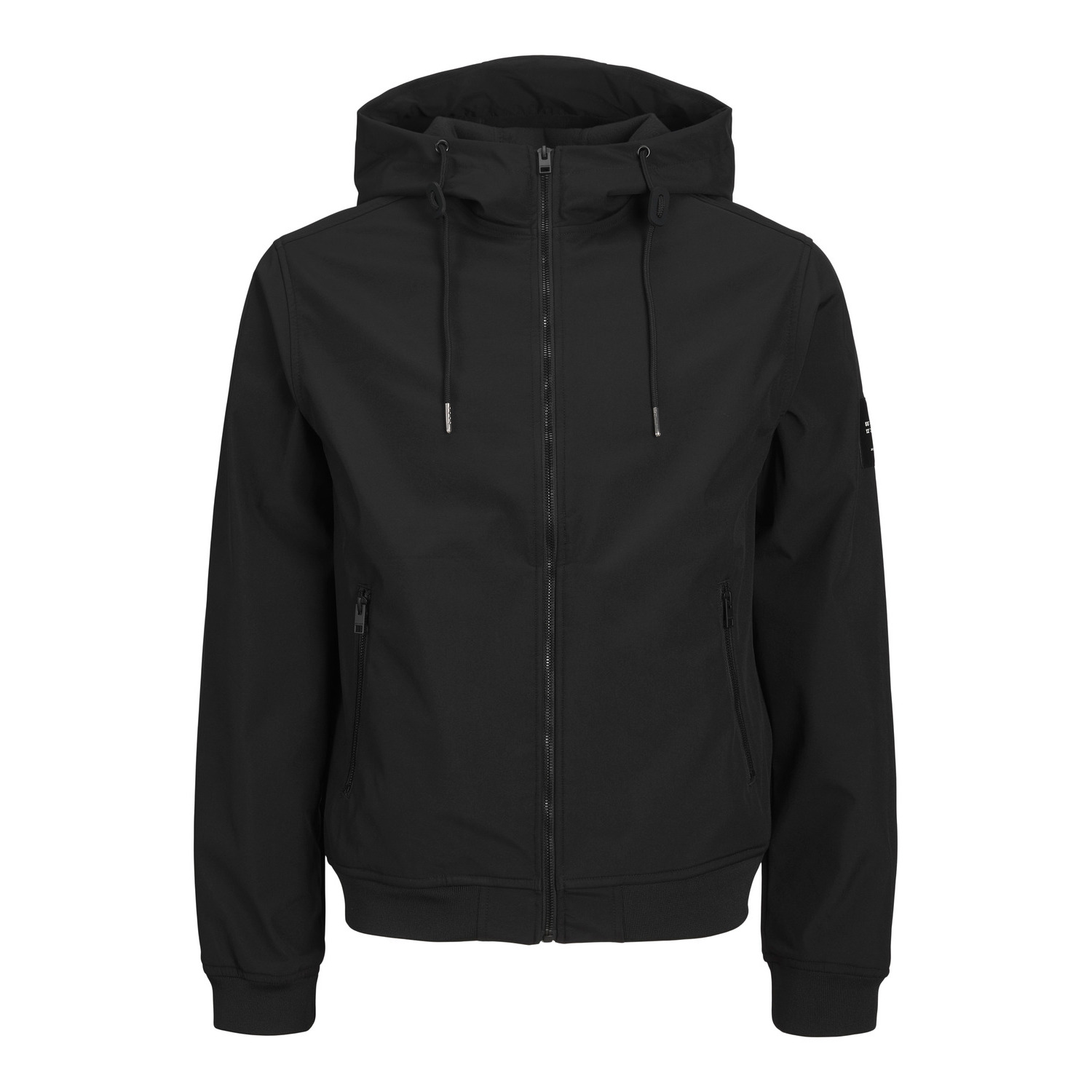 5715414104644 - Jack & Jones JJEBASIC SOFTSHELL HOOD NOOS Kapuzenjacke schwarz in L