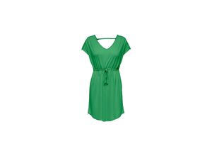 5715414525791 - JDY Jerseykleid Dalila Kelly Green Unifarben Grün - Gr S