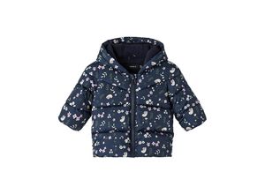 5715414658765 - - Steppjacke NBFMILENA AOP in dark sapphire Gr56