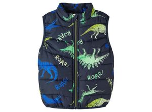 5715414726761 - - Steppweste NMMMYLANE DINO ROAR in dark sapphire Gr92