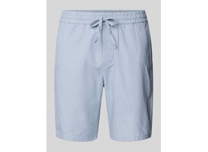 5715414949924 - ONSLINUS 0007 Cot LIN SHORTS NOOS Short graublau