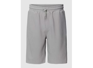 5715416361175 - - Gerippte Shorts in Grau Kombiteil