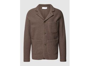 5715416790784 - Strickjacke aus Wolle mit Leistentaschen Modell NEALY