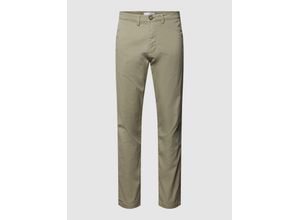 5715416845002 - Slim Fit Chino in unifarbenem Design Modell NEW Miles