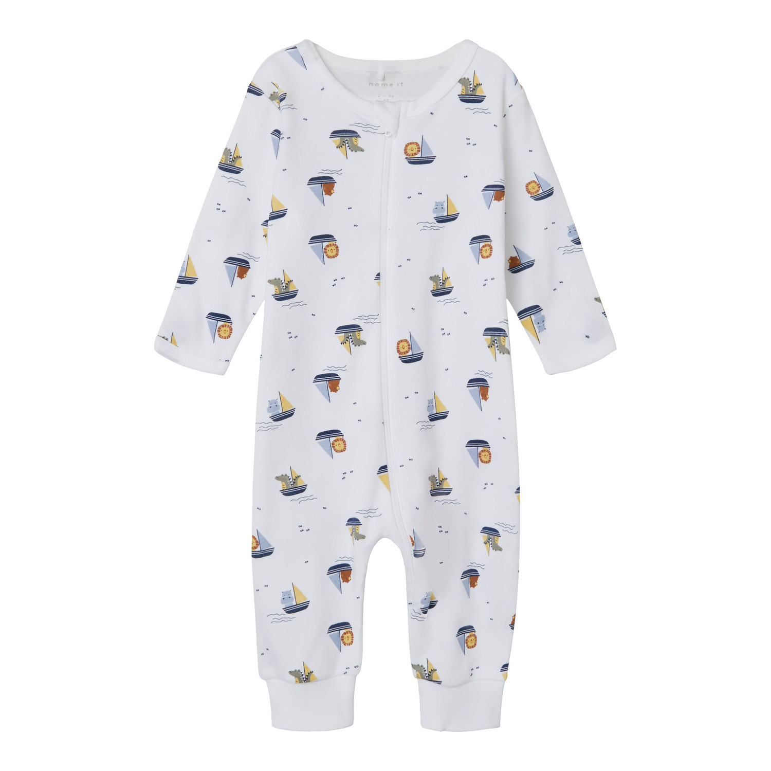 5715417500542 - Strampler mit Reißverschluss Baby Jungen Name it Boats