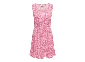 5715419164438 - JDY Minikleid Starr Life Pink Power Daisy Flower GeblmtFloral Pink - Gr XS