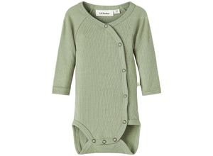 5715419690593 - Lil Atelier - Woll-Langarmbody NBNFABLE in oil green Gr62