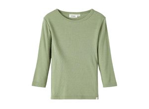 5715419696304 - Lil Atelier - Woll-Langarmshirt NMNFABLE in oil green Gr104