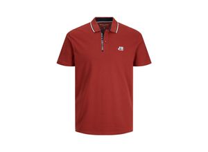 5715420174730 - Jack & Jones Poloshirt LOGAN Polo Kurzarmshirt mit Kontraststreifen und Logo-Details
