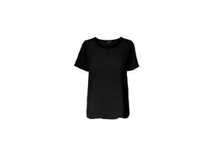 5715420410678 - VERO MODA T-Shirt Easy Black Unifarben Schwarz - Gr XS