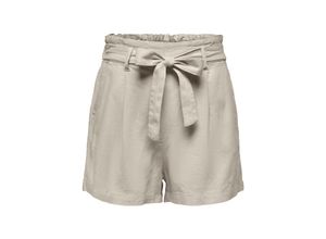 5715420712260 - ONLY Paperbag Shorts Caro Silver Lining Unifarben Grau - Gr S