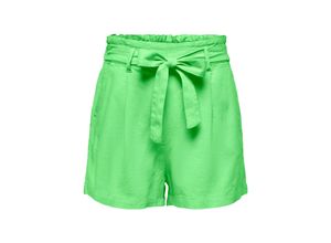 5715420799698 - ONLY Paperbag Shorts Caro Summer Green Unifarben Grün - Gr S