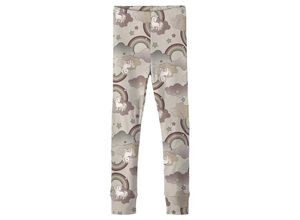 5715421258293 - - Woll-Leggings NMFWILLITUS AOP in moonbeam Gr86