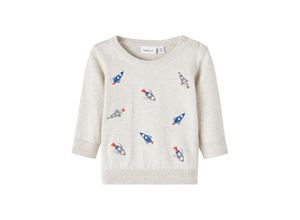 5715422086826 - - Pullover NBMNUSOM AOP in peyote melange Gr56