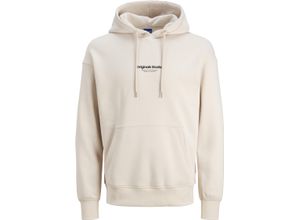 5715422298458 - ORIGINALS by JACK & JONES Hoodie Print mit 3D-Look für Herren beige L