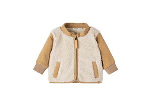 5715422922766 - Lil Atelier - Plüschjacke NBMNALO SHERPA in fog Gr56