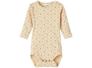 5715422962984 - Lil Atelier - Langarm-Body NBFGAGO in wood ash Gr56