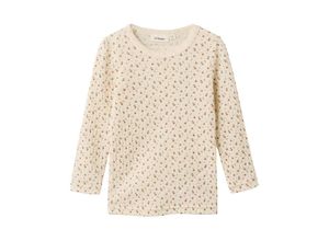 5715423388394 - Lil Atelier - Woll-Langarmshirt NMFFARGA in turtledove Gr98