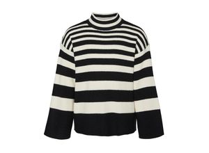 5715424229856 - VERO MODA GIRL - Strickpullover VMHERMOSA in black white Gr122 128