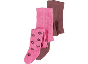 5715425244827 - - Strumpfhose NMFVIBE 2er Pack in rosa Gr80 86