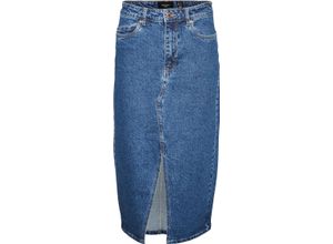 5715425935169 - VERO MODA Jeansrock Veri Medium Blue Denim Unifarben Blau - Gr S