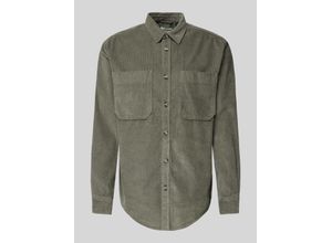 5715427053236 - ONSALP RLX 2PKT WASHD CORD LS SHIRT NOOS Langarmhemd grün in S