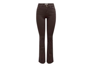 5715427346475 - ONLY Flared Jeans Blush Mole Unifarben Grau - Gr XS x 32