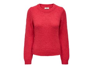 5715427969032 - JDY Strickpullover Dinea Bittersweet Unifarben Rot - Gr XL