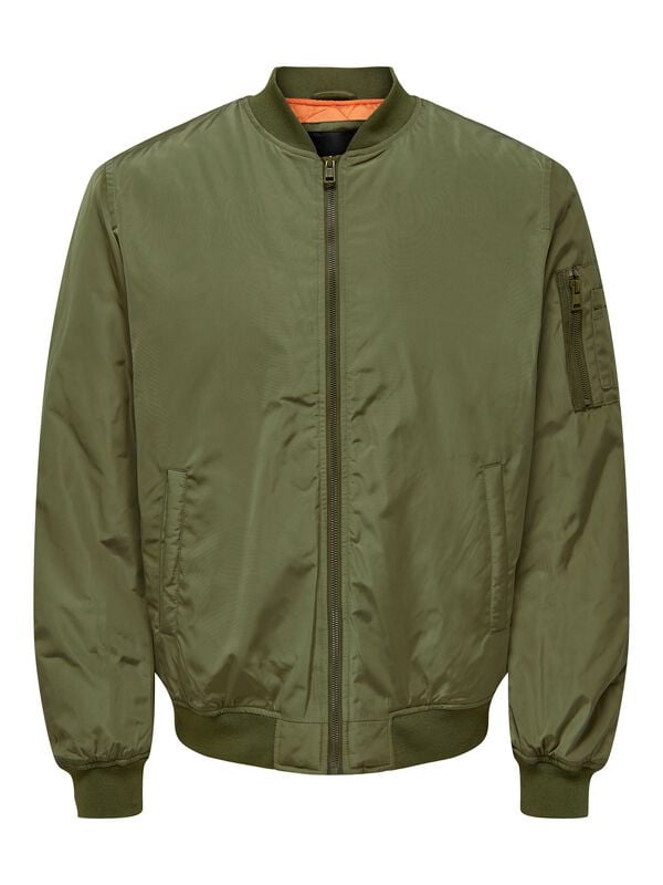 5715428098823 - ONSJOSHUA BOMBER OTW NOOS Bomberjacke grün in L