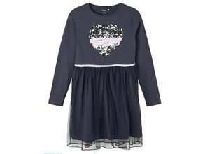 5715428705882 - - Tüllkleid NKFNORSTAR mit Pailletten in india ink Gr152