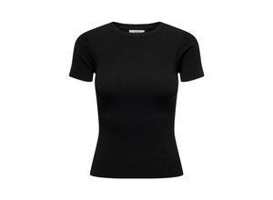 5715429092622 - JDY Rundhalsshirt JDYCIRKELINE S S TOP KNT Black Unifarben Schwarz - Gr S