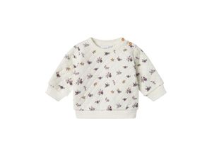 5715429460780 - - Sweatshirt NBFRAYIA FLOWERS in jet stream Gr68