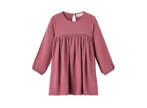 5715429929836 - Lil Atelier - Langarmkleid NMFHEATHER mit Leinen in dry rose Gr104