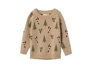 5715429980189 - Lil Atelier - Strick-Pullover NMNLAMAO in warm sand Gr92