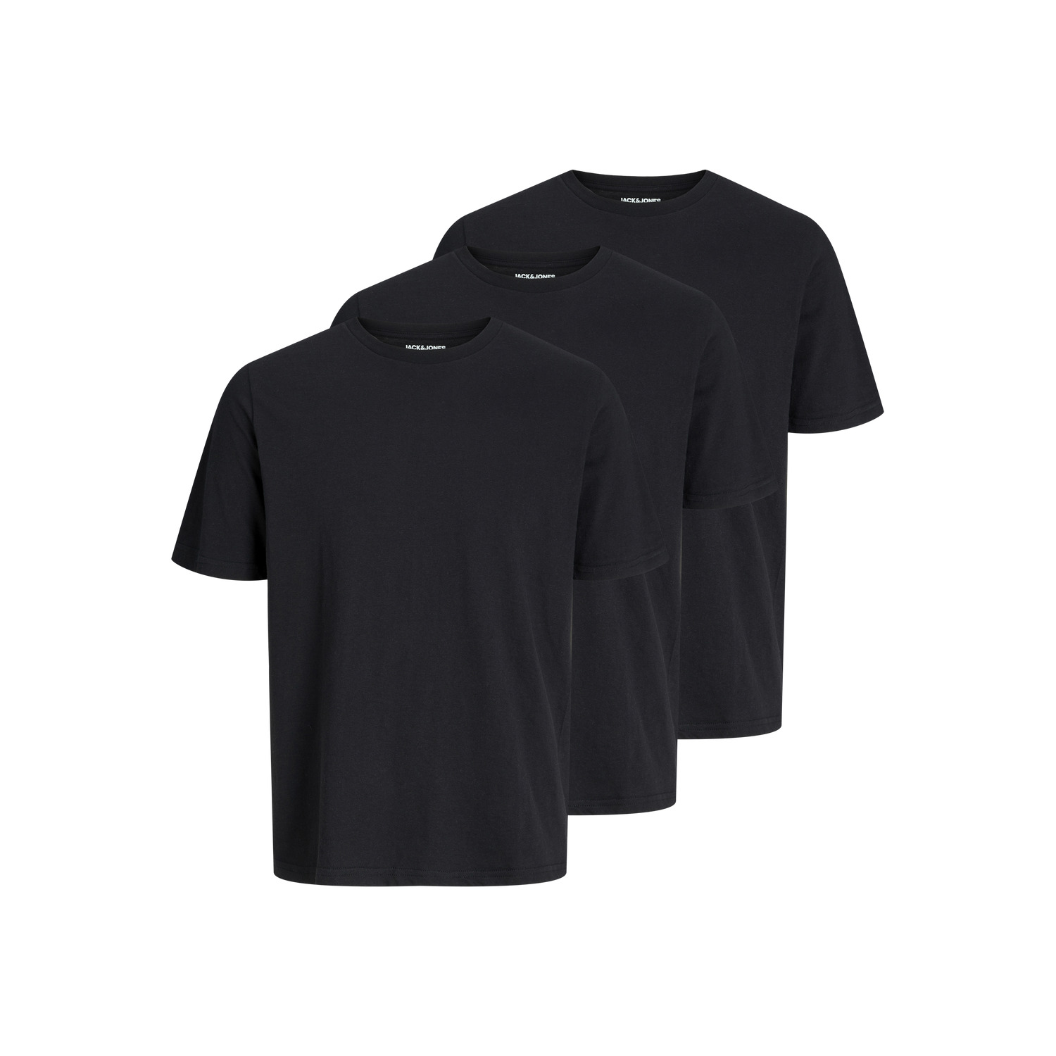 5715431079178 - Jack & Jones JACUNDER TEE CREW NECK 3 PACK NOOS T-Shirt schwarz in S