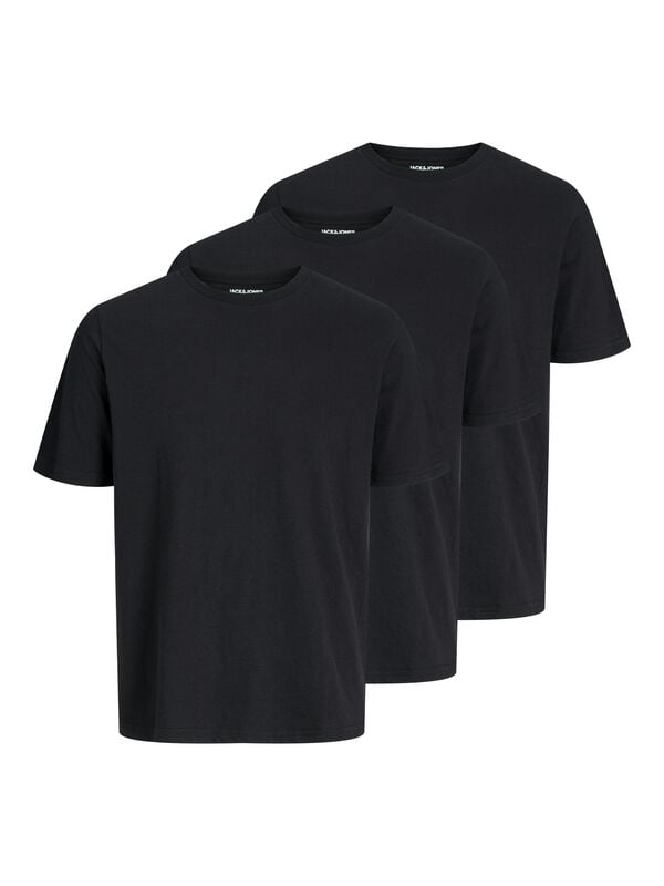 5715431079185 - Jack & Jones JACUNDER TEE CREW NECK 3 PACK NOOS T-Shirt schwarz in M