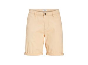 5715431708283 - JACK & JONES Chinoshorts JPSTBOWIE SHORTS SOLID SN MID Apricot Ice Unifarben Orange - Gr L